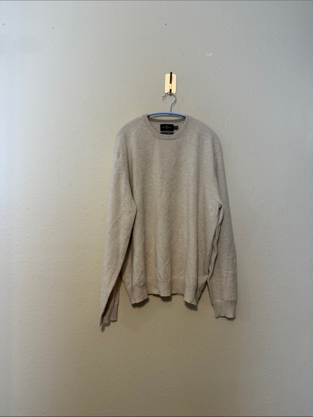 Black Brown 1826 Cashmere‎ Sweater Mens Size XXL Tall
